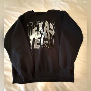 Texas Tech Black Crewneck Unisex
